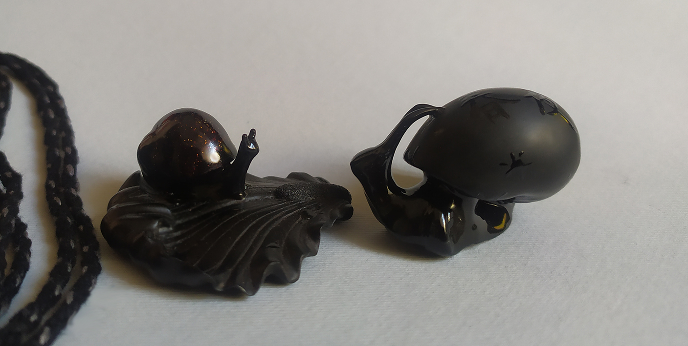 Night snail and iris petal 01b